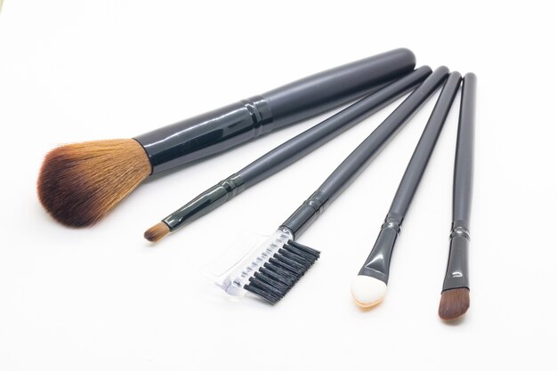 Makeup Brush on white background