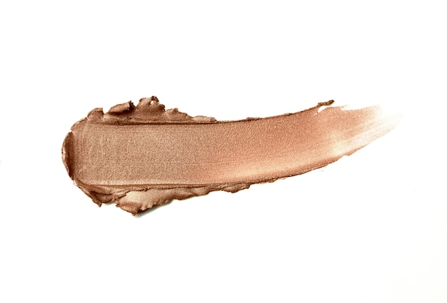 Makeup cream foundation isolated on white