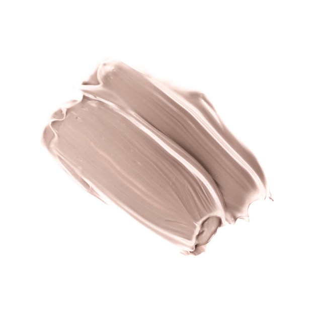 Makeup pale base foundation brush strokes and smudge texture