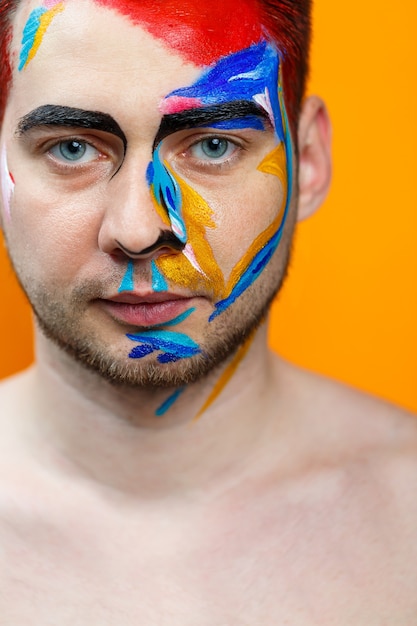 makeup on the skin