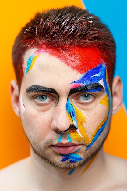 makeup on the skin