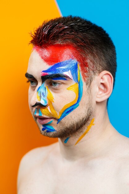makeup on the skin