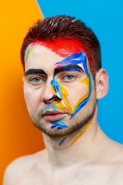 makeup on the skin