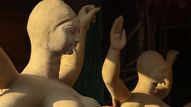 The Making of Goddess Statue For Durga Pooja.