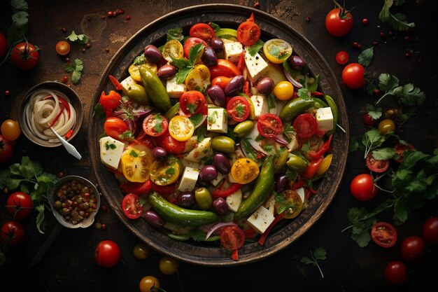 Making Greek Salad An Artful Preparation