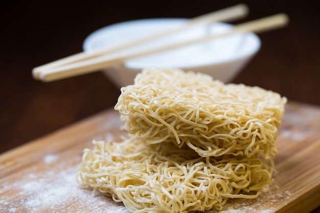 Photo making japanese noodles