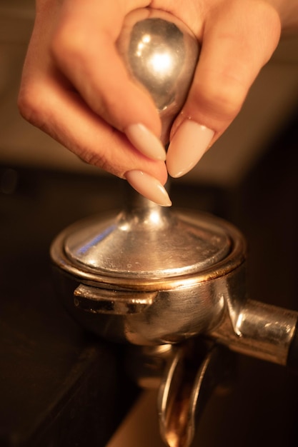 Foto fare una foto del latte per il menu del ristorante e della caffetteria