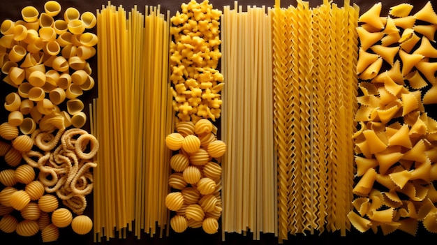 Foto fare la pasta diversi tipi di pasta