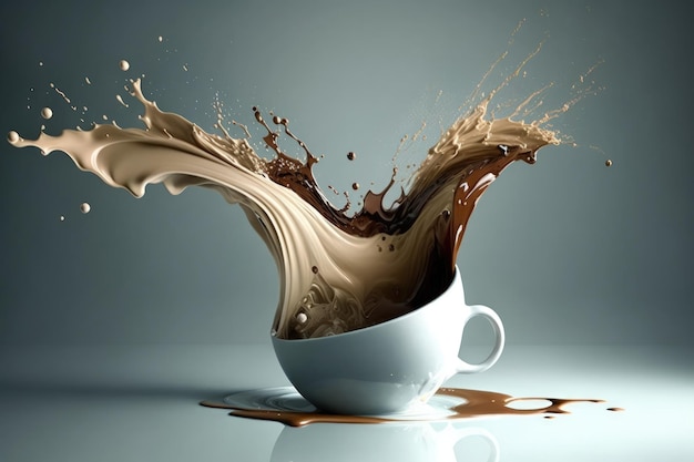 Making a splash when pouring coffee