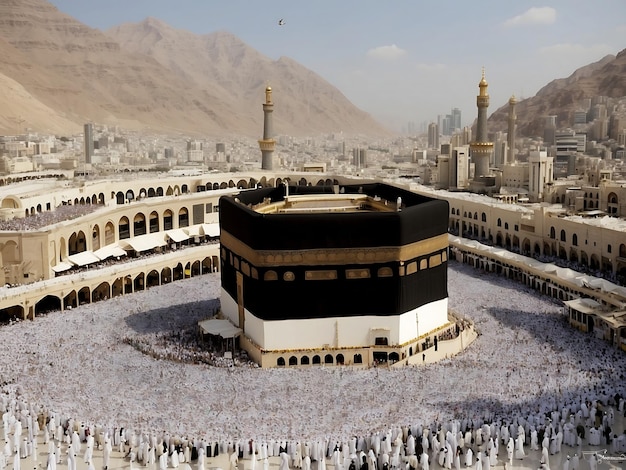 Foto makkah kaaba hajj moslims