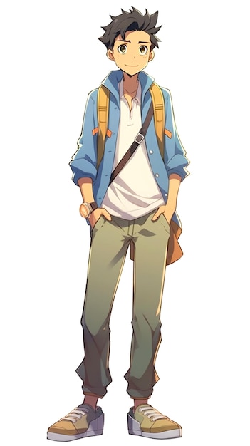 Makoto Shinkai-achtige achtergrond