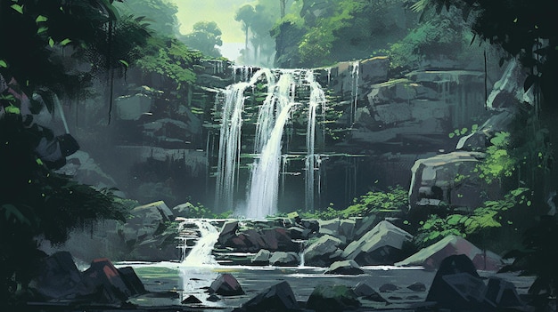 Makoto Shinkai background design