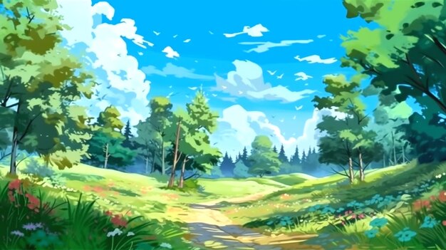 Makoto shinkai background design