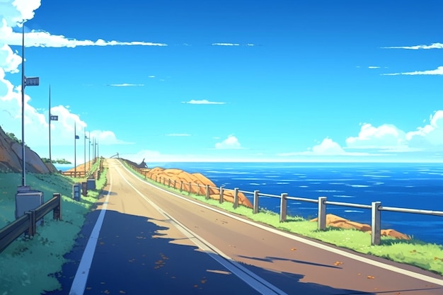 Makoto Shinkai background