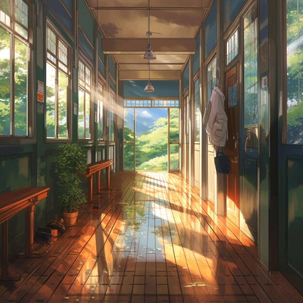 Makoto Shinkai background