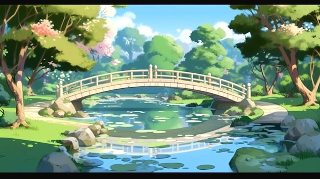 Makoto Shinkai esque backdrop