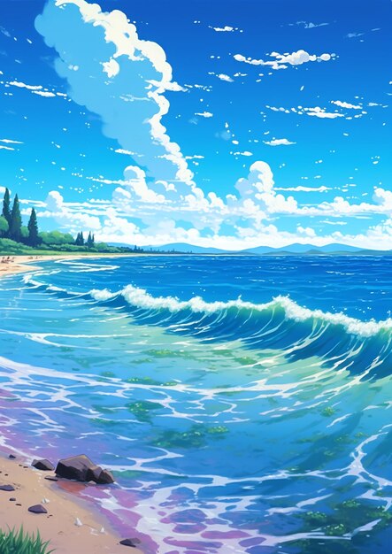 Makoto Shinkai inspired background