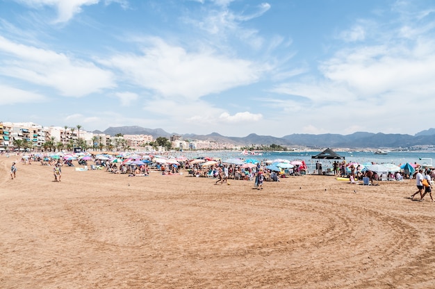 Malaga beach Spain Andalusia