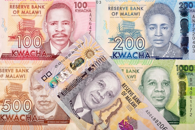 Malawisch geld nieuwe serie bankbiljetten