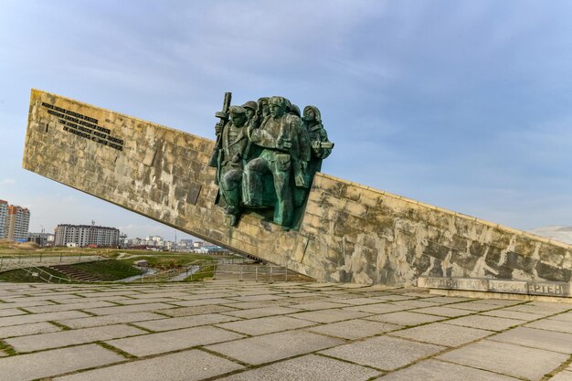 Photo malaya zemlya was a soviet uphill outpost on cape myskhako that was recaptured after battles with the germans during the battle of the caucasus in novorossiysk krasnodar region russia