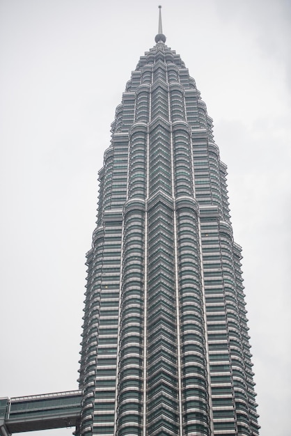 Malaysia kuala lumpur twin towers view take off tripod long\
exposure