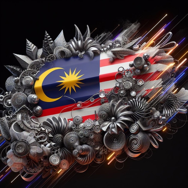 malaysian flag reimagination redefining tradition through contemporary artistic expression