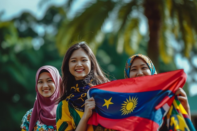 Malaysian Friends celebrating