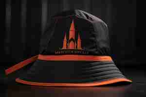 Photo malaysian songkok hat mockup in kuala lumpur