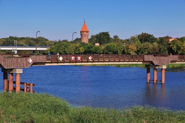 Malbork is Crusader castle in Poland