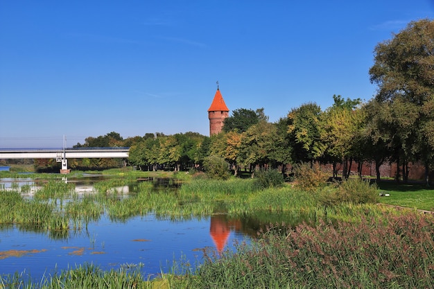 Malbork is Crusader castle in Poland