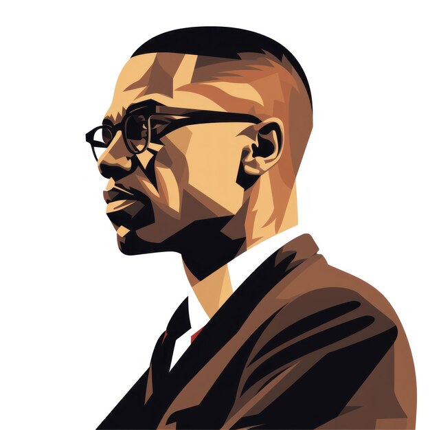 Photo malcolm x icon