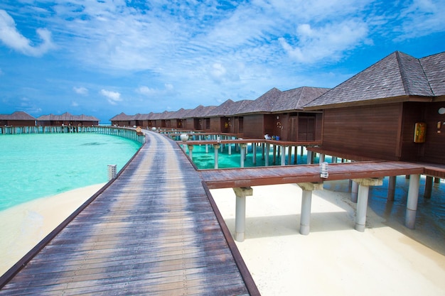 Maldives island with beach