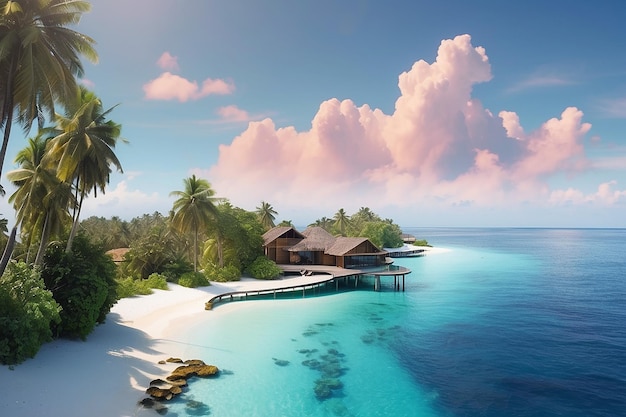 Maldives island