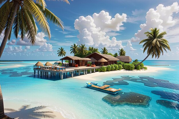 Maldives island