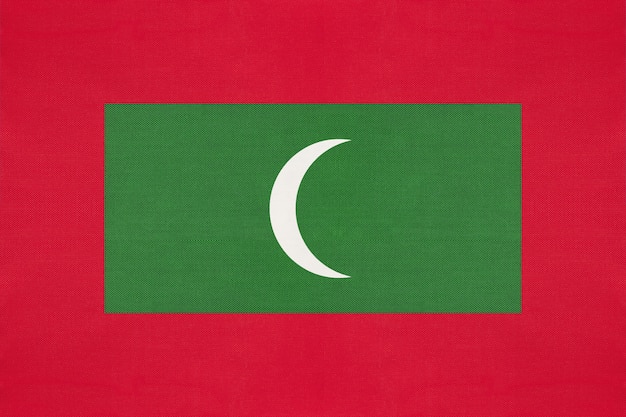 Maldives national fabric flag