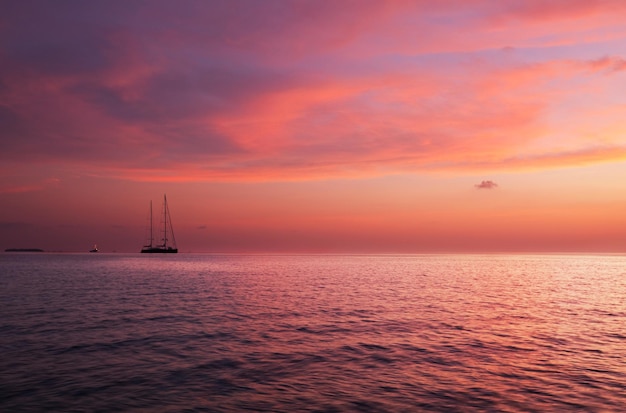 Maldives sunset