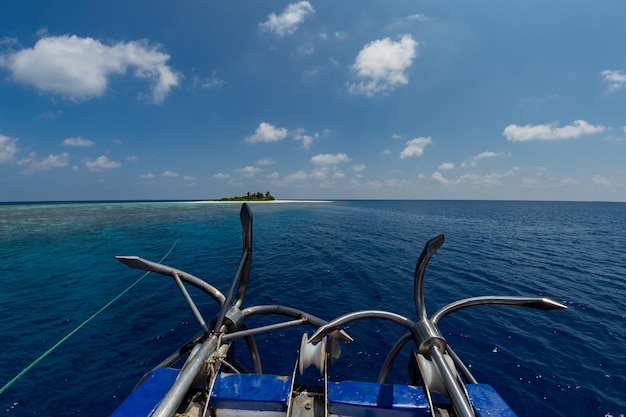 Photo maldives tropical paradise beach landscape