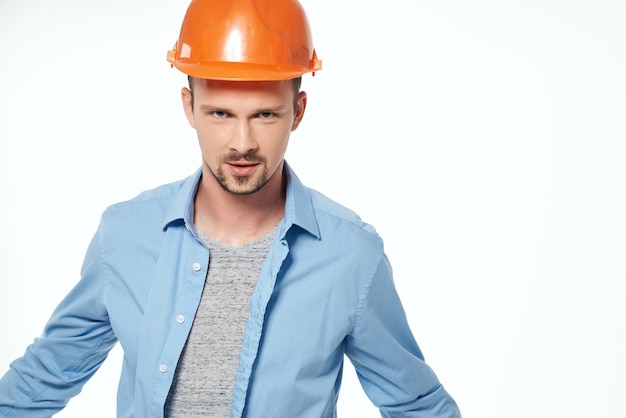 Male builders Professional Job isolated background
