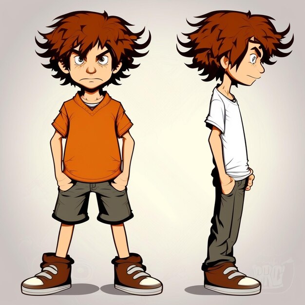 Male child different poses