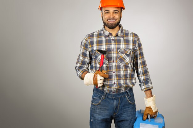 Male construction worker