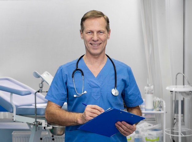 Photo male doctor portrait