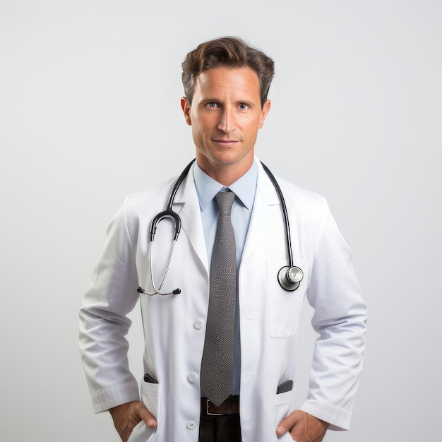 Male Doctor Professional Health Care Hospital Stock Photo