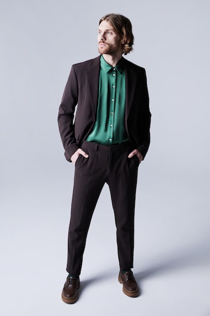 Male Fashion Model in Suit