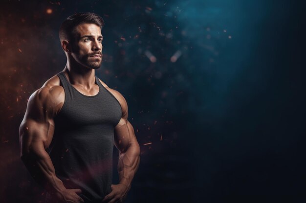 Male Fitness Trainer Background