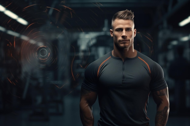 Male Fitness Trainer Background