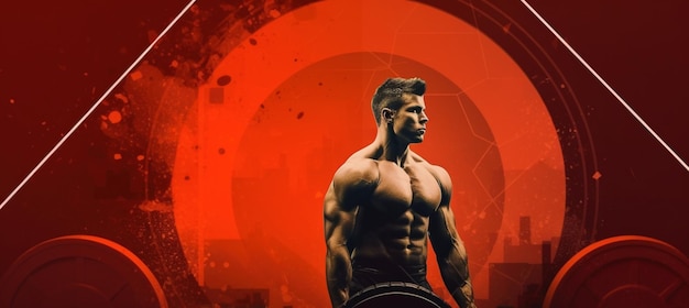 Male Fitness Trainer Background