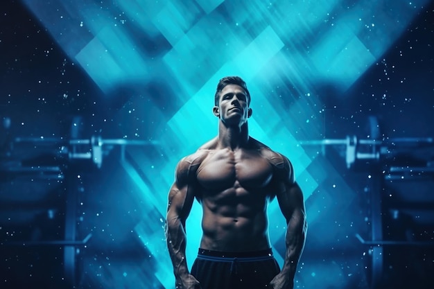 Male Fitness Trainer Background