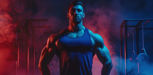 Male Fitness Trainer Background