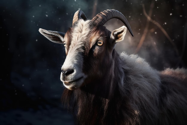 Male goat Generate Ai