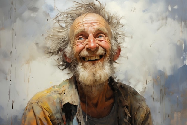 Male Joy Captured in Art Generative AI